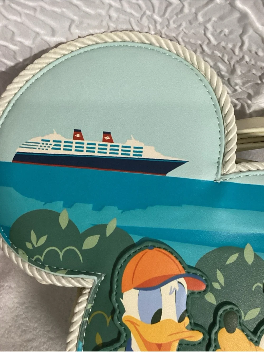 Loungefly Disney Cruise Line Mickey Mouse & Friends Figural Crossbody Bag NEW
